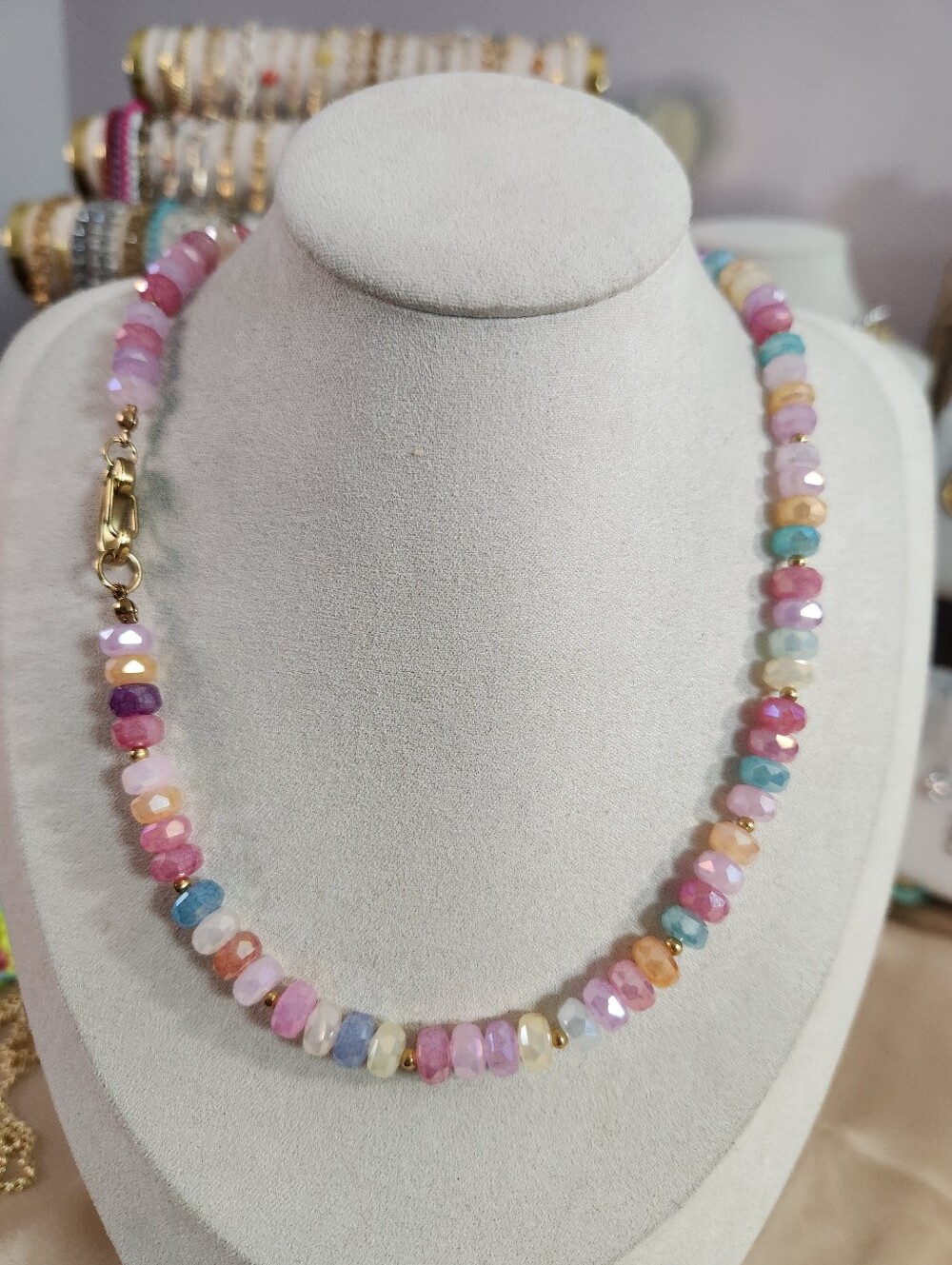 Iced Candy Beaded Necklace